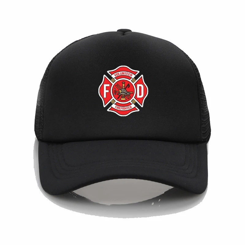 

Fashion Funny hats Fire Fighter Police Rescue Baseball Cap Men women adjustable Summer sun caps Punk style Hip Hop hat