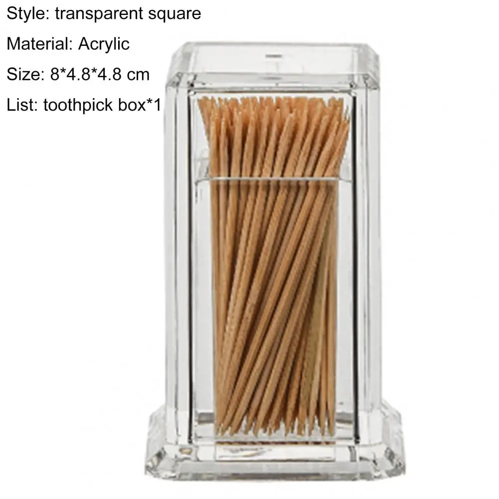 Toothpick Box for storage box kitchen storage box food storage container food storage box