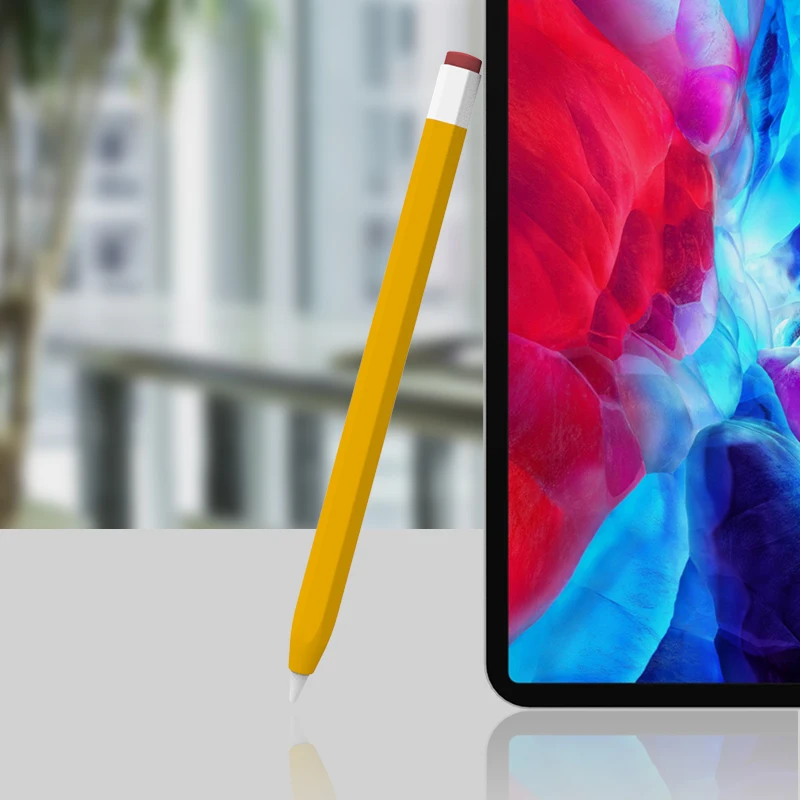 

Стилус для сенсорного планшета, защитный чехол для Apple Pencil 2, портативный Мягкий силиконовый чехол для карандаша, аксессуар
