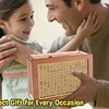 Retro 10000 Euro Money Box Piggy Bank Wood Money Bank Reusable Moneybox with Saving Goal and Numbers Storage Japanese Gift Boxes 6