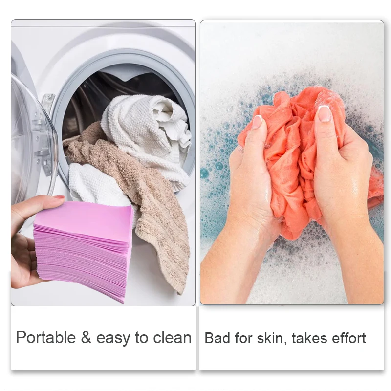Concentrated Laundry Tablets Strong Decontamination Washing Powder Laundry Soap Cleaning Clothes Supplies Detergent 30/60pcs