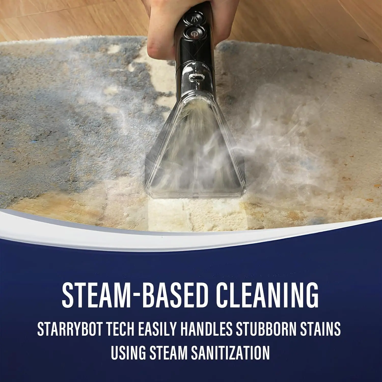 Carpet Cleaner Machine with Steam  for  Powerful Suction with Versatile Tools, Compact Pet Stain Remover 2