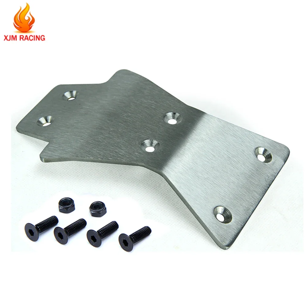 

Stainless Steel Rear or Front Floor Reinforcement Plate for 1/5 Losi 5ive-t Km- X2 Rovan Lt 4wd Truck Rc Car Parts