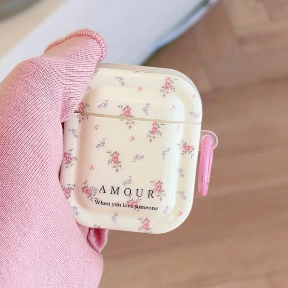 Ins Koreanische stil floral schutzhülle 3 ist geeignet für airpods Pro drahtlose Bluetooth kopfhörer fall, dritte-generation_voghion.com