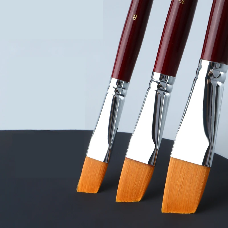 Acrylic Paint Brushes Robert Simons Angled Brush Oblique Art Brush