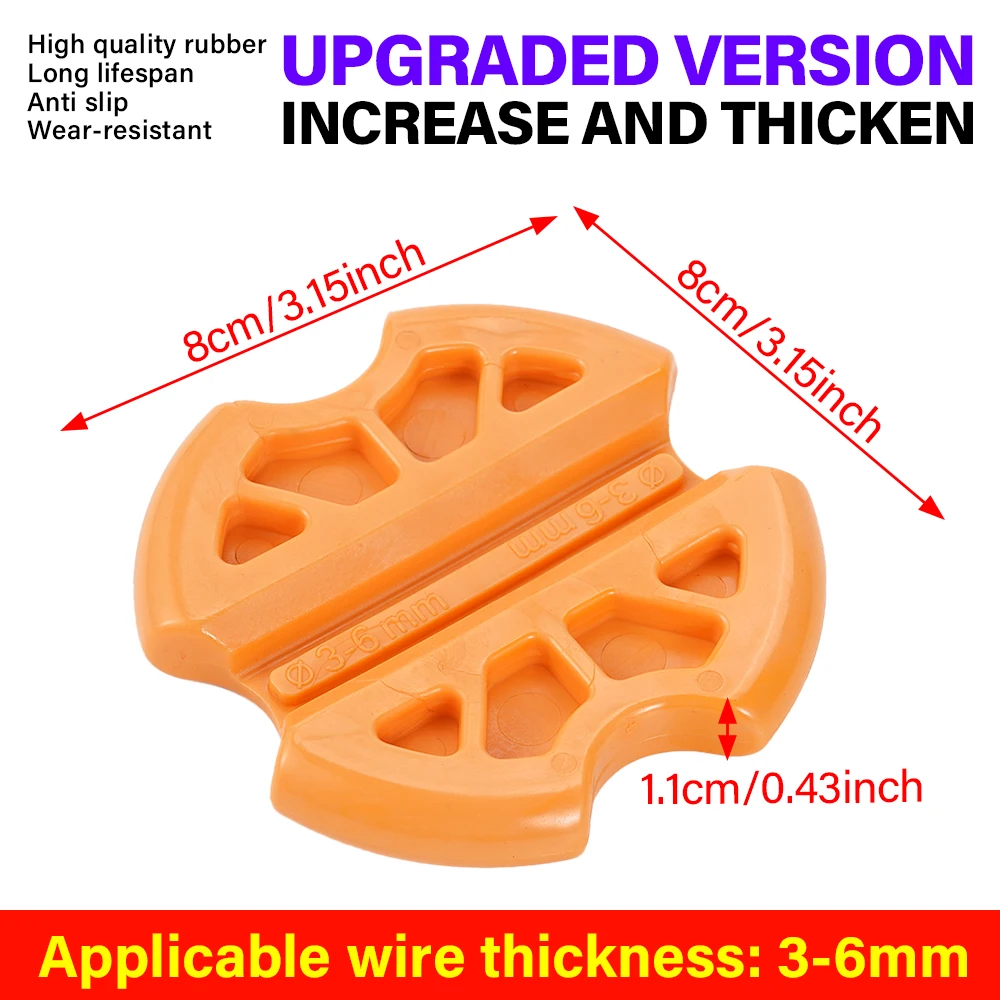 Cable Puller 3-6mm Electrician Threading Aid Non-slip Auxiliary Device Wire Puller Fish Tape Leader Cable Rod Push Pull Tool