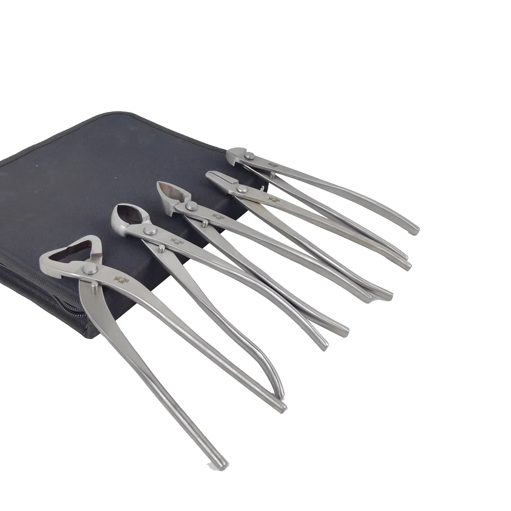 Bonsai tool Set Kit Stainless Steel Bonsai Scissors Knob Cutter Jin Pliers Trunk Splitter Garden Pruning Styling Tools