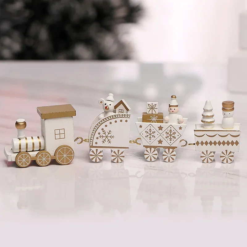 Festive Wooden Christmas Train Ornament - Creative Holiday Decor and Gifts