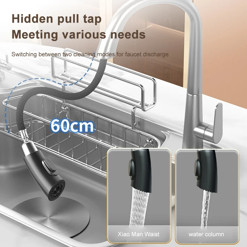 Stainless Steel Kitchen Sink Large Single Slot Household Dishwashing Sink Under the Counterbasin Wash Basin Multifunction