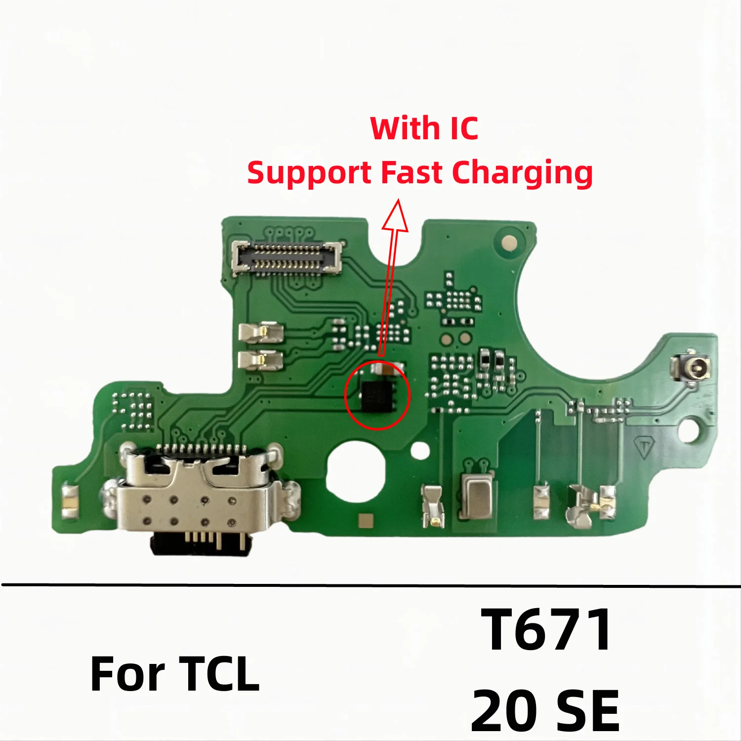 USB Charger Dock Connector Board Charging Port Flex Cable For TCL Plex 10L 10 20R 5G 20 30 Pro 40 SE XE 20Y T767H 30+ Plus