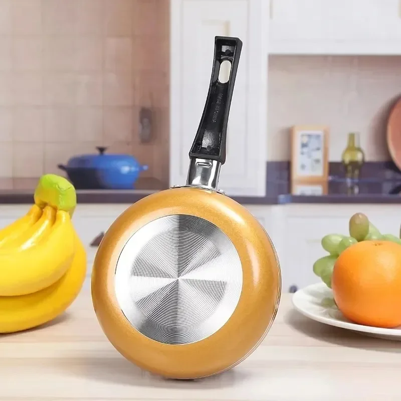 1pc 12cm Mini Frying Pan Non-Stick Steel Frypan Pot Saucepan For Cookware Kitchen Cookware Fry Eggs Tools Frying