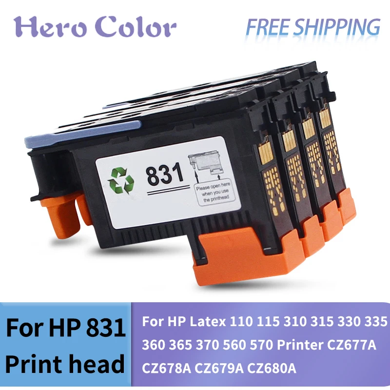 

For HP 831 HP831 Latex Printhead For HP Latex 110 115 310 315 330 335 360 365 370 560 570 Printer CZ677A CZ678A CZ679A CZ680A