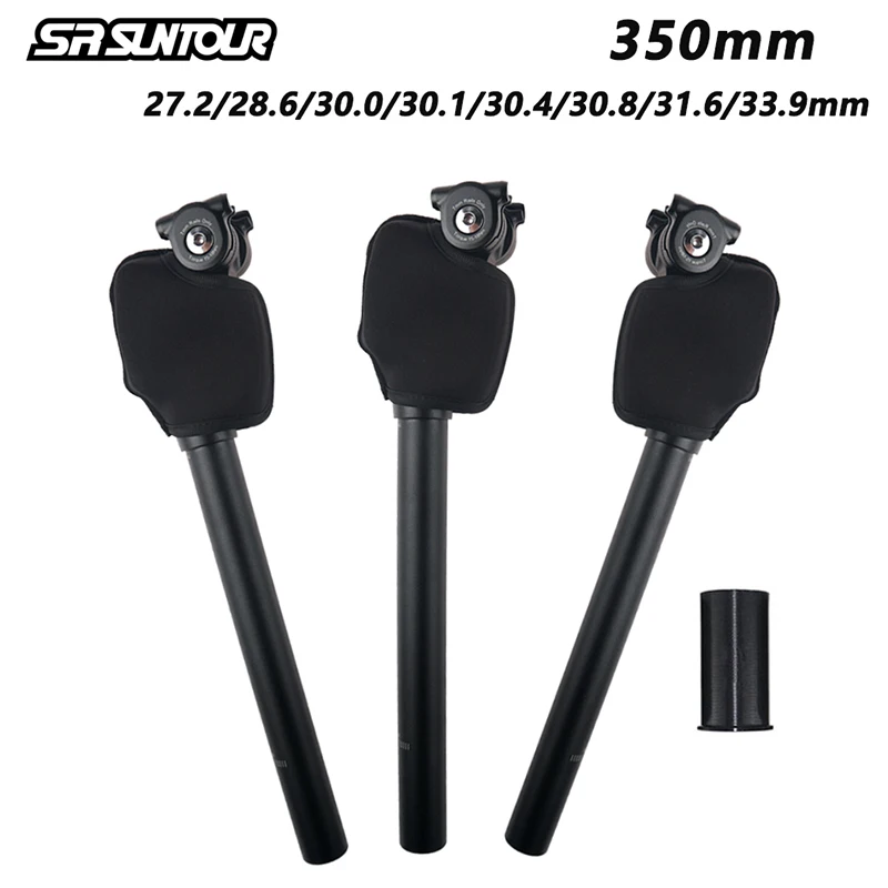 

SR Suntour Bicycle Seatpost NCX Suspension Travel 350*27.2/28.6/30.0/30.4/30.8/31.6/33.9mm MTB Bike Seat Post Tube Cycling Parts