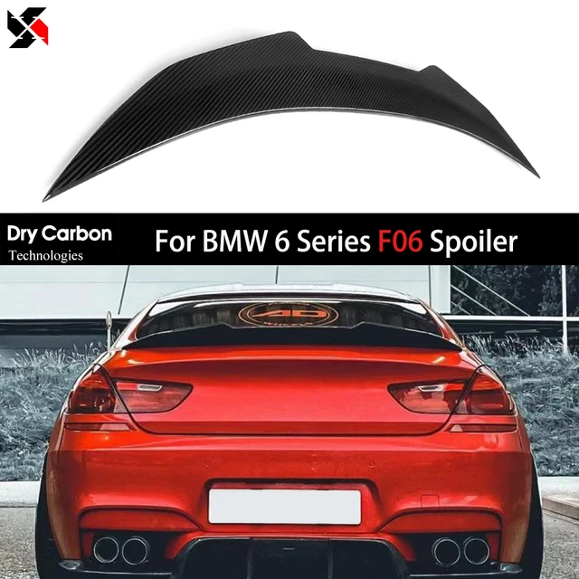 Für BMW M6 F12 F13 F06 4 und 2 türen Carbon Fiber hinten boot Flügel  Spoiler Hinten Dach Spoiler Flügel stamm Lip Boot Abdeckung Auto Styling -  AliExpress