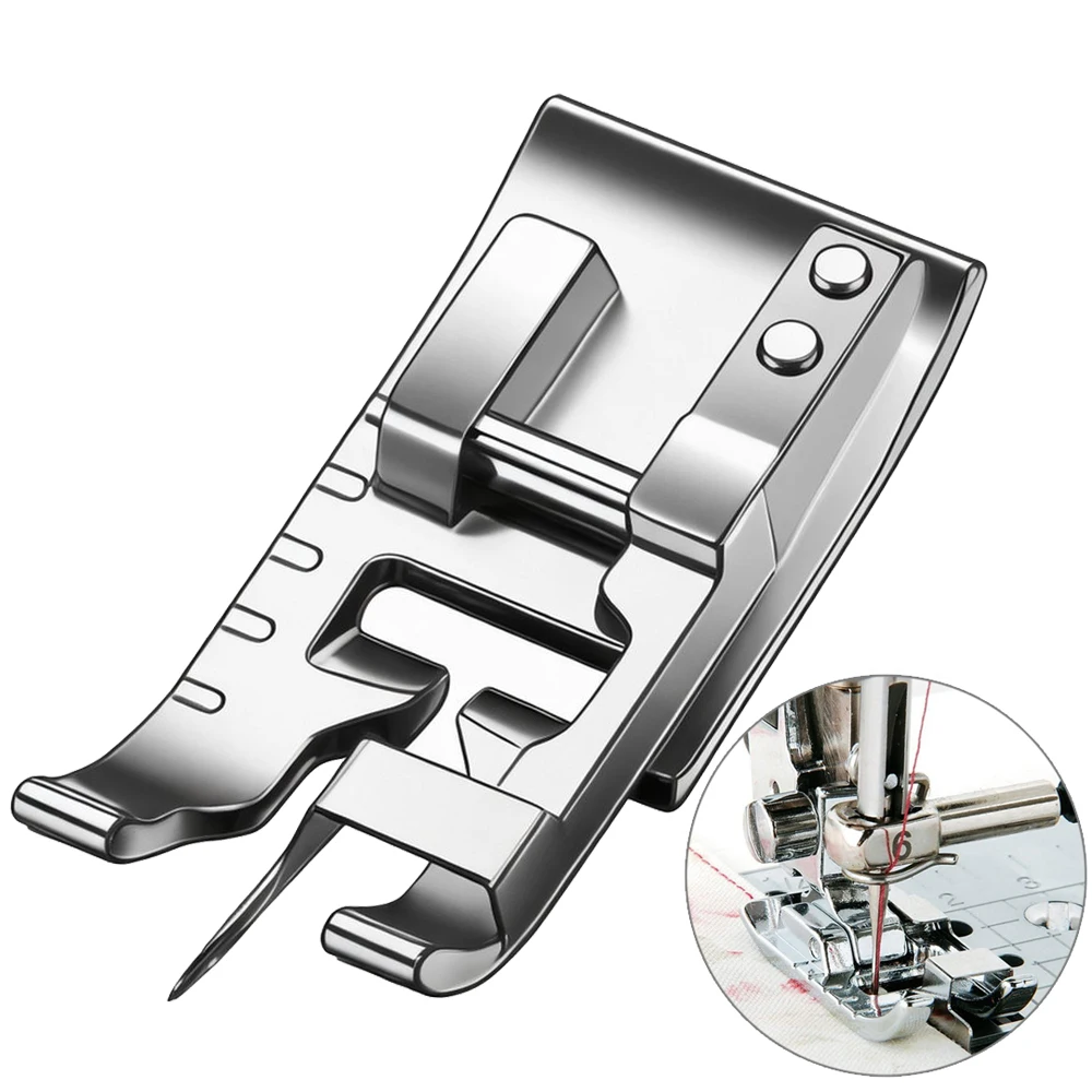 SA184 Stitch in Ditch Presser Foot Edge Joining Foot For Singer Brother Juki All Low Shank Snap-On Sewing Machines Accessories