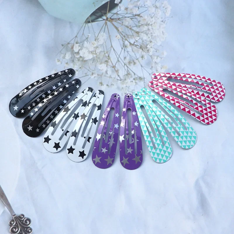 10-100pcs Hair Accessories Candy Color Dripping Hair Clip Princess Barrette Korean Hairclip Cartoon Headdress Hairpins for Girls