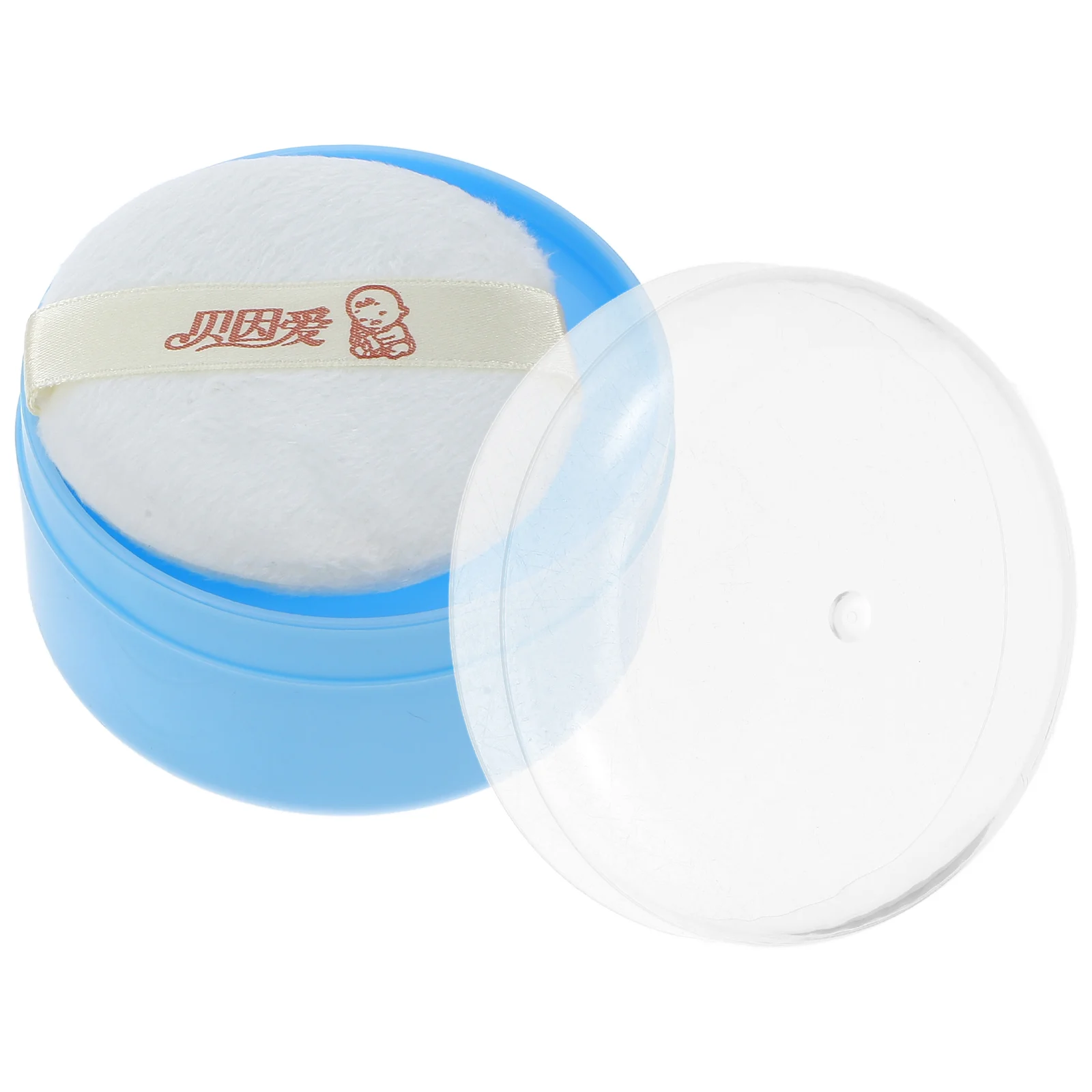 

Talcum Powder Puff Box Baby Applicator Case Puffs Make up Prickly Heat Container