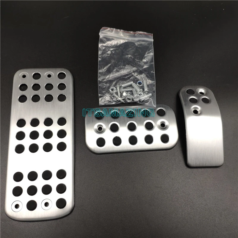 Car Modified Pedal Gas Footrest Plate Pad Cover For Citroen C2 2007~2012