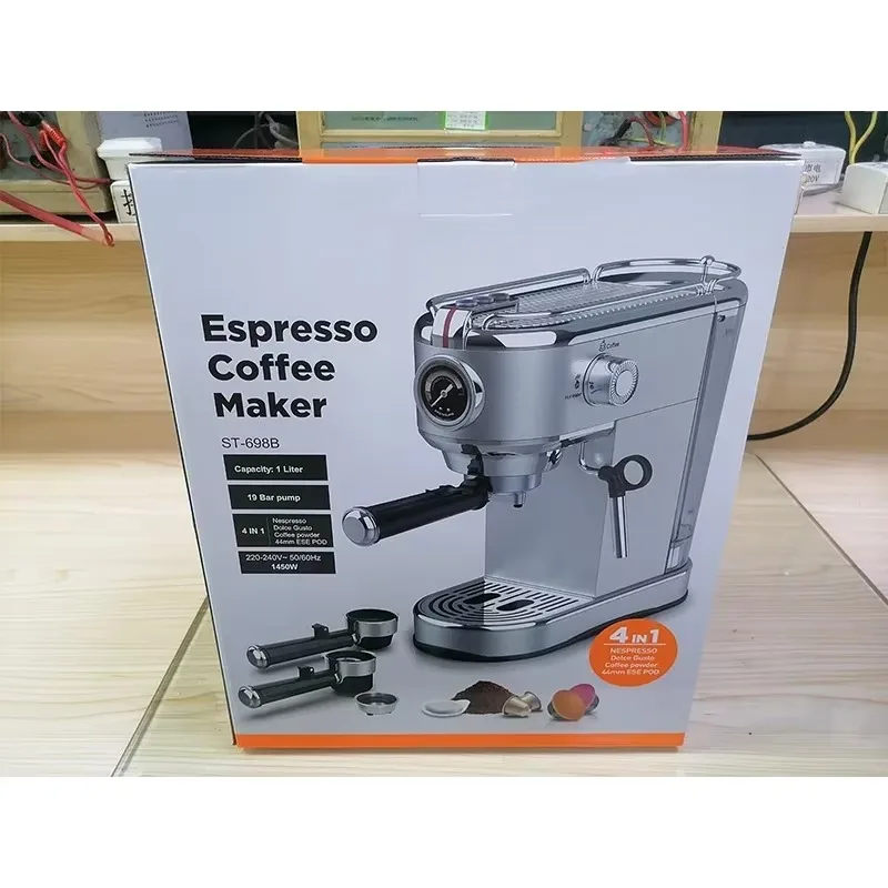 Manual Coffee Machine 19bar High Quality Electric Home Coffee Machine 3