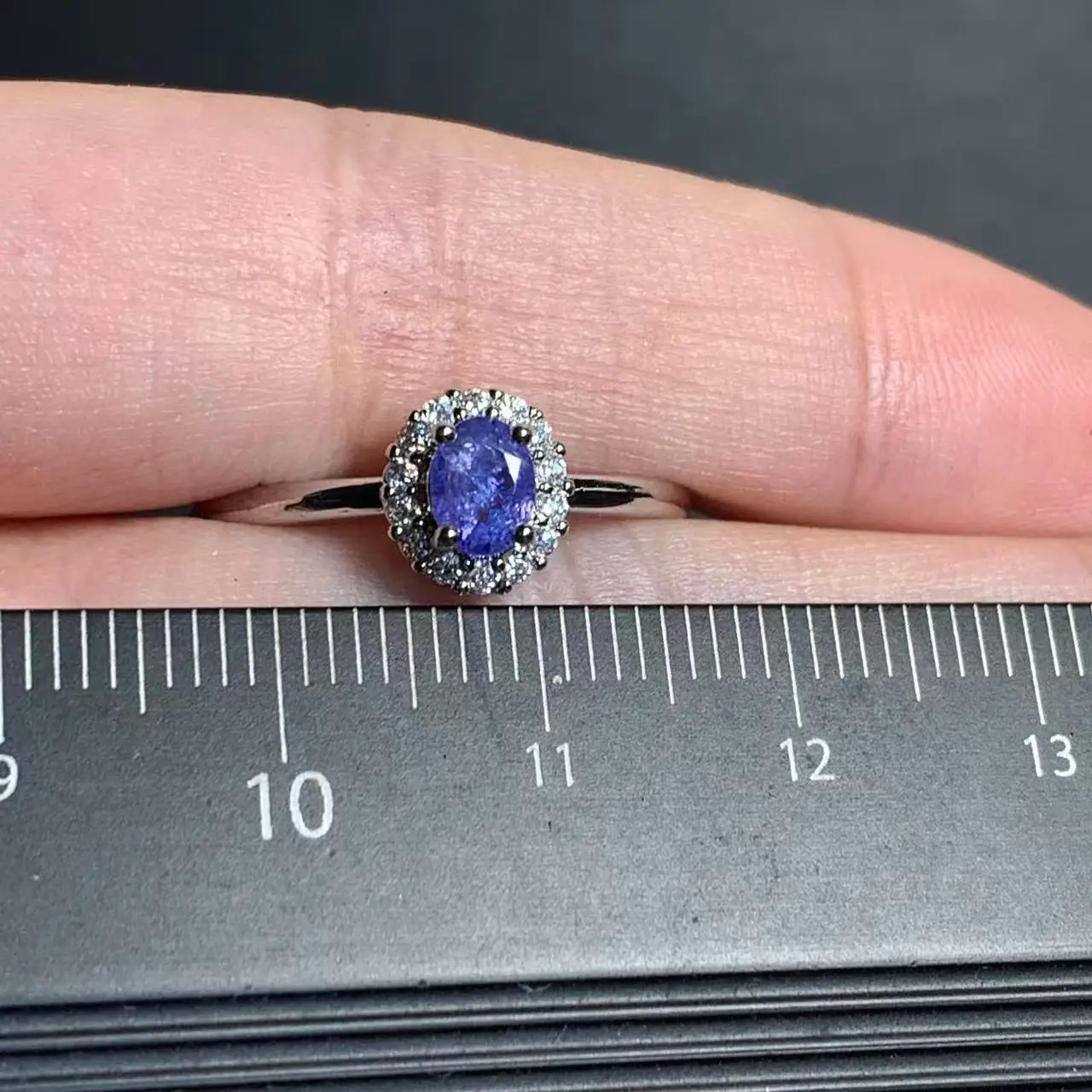 Authentic Natural Tanzanite Ring Adjustable Female Ring Jewelry for Women Gift Wholesale High Quality send randomly