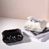 Creative Abstract Thickened Ceramic Tissue Box Art Pleated Extractable Napkin Box Crafts Living Table Ornaments Home Decoration 1