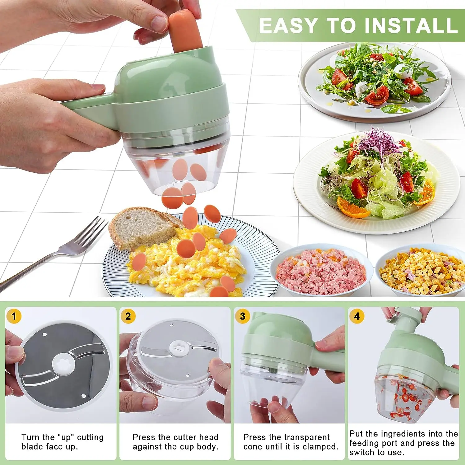 Plastic Multipurpose Vegetable Chopper Onion Cutter Chopper,Chilli