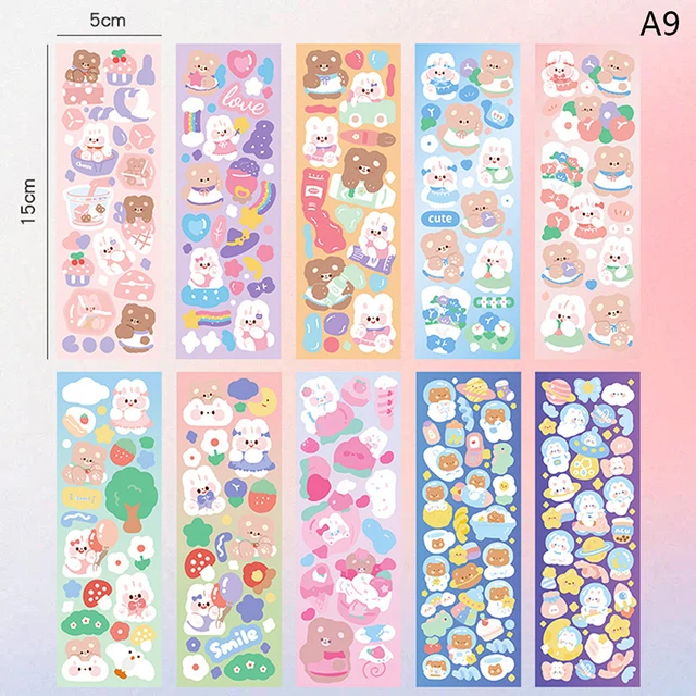 RIIZE KPOP Heart Sticker Pack 10pcs Cute Kawaii Stickers for