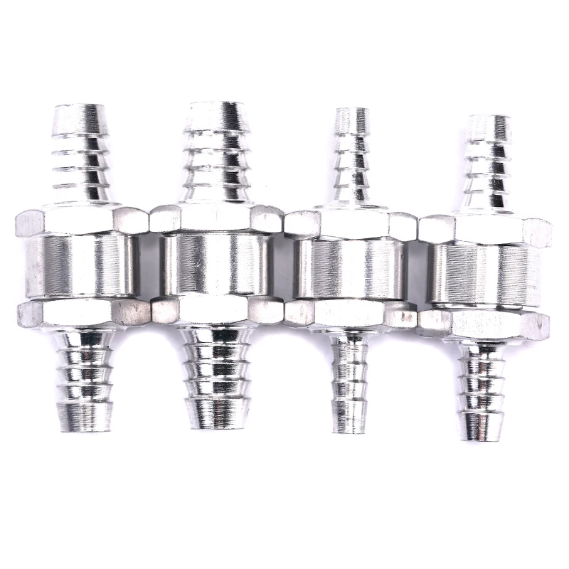 Fuel Filter One Way 6/8/10/12mm 4 Size Aluminium Alloy Fuel Non Return Check Valve