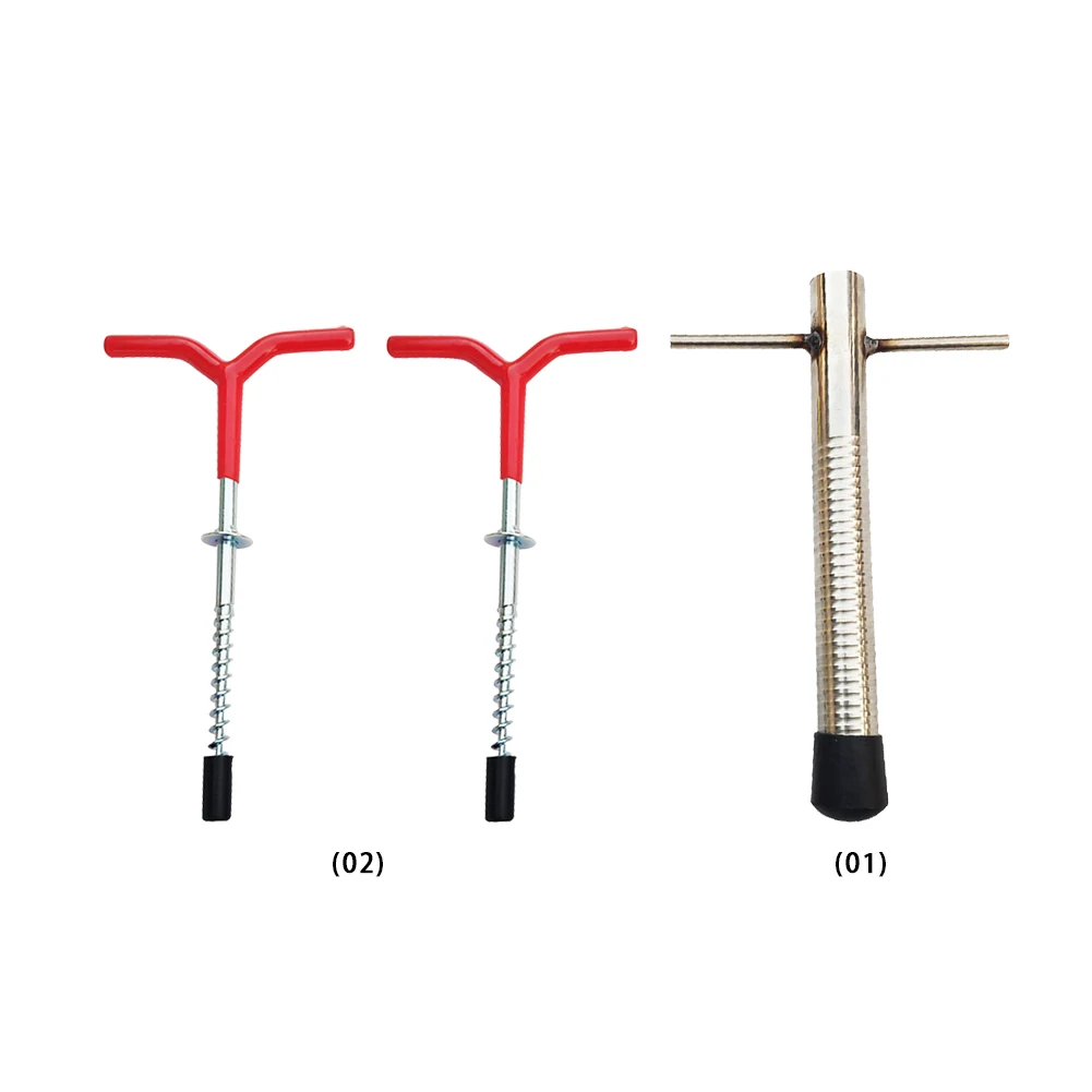 얼음낚시용 드릴 텐트 펙 고정 못 겨울 낚싯대 홀더 나사 못