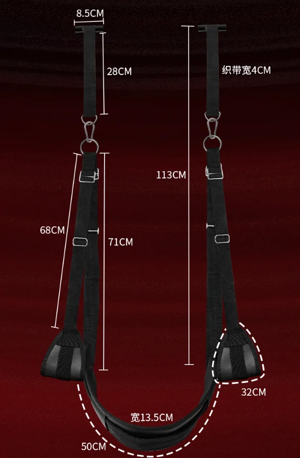 Sexual Posture Assist Flying Swing Door Hanging Sex Swing
