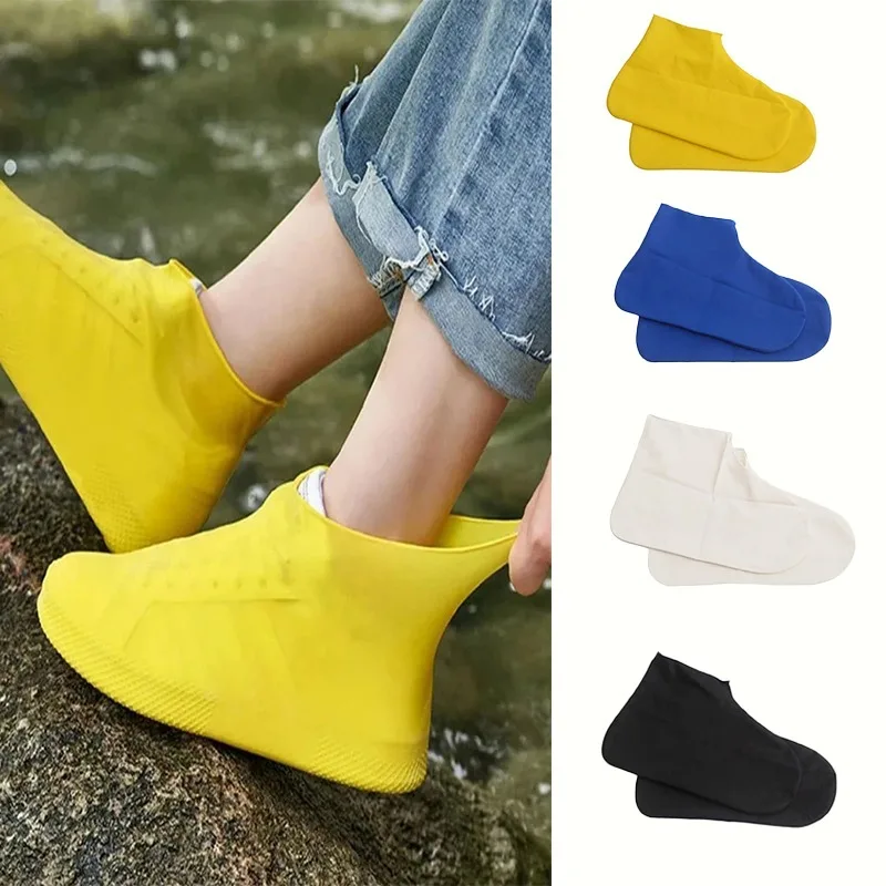 1pc The Founder Shoe Cover Rain Boots Protective Cover Reusable Anti Slip Rain Boots Sports Shoes Silicone Shoe Shoes
