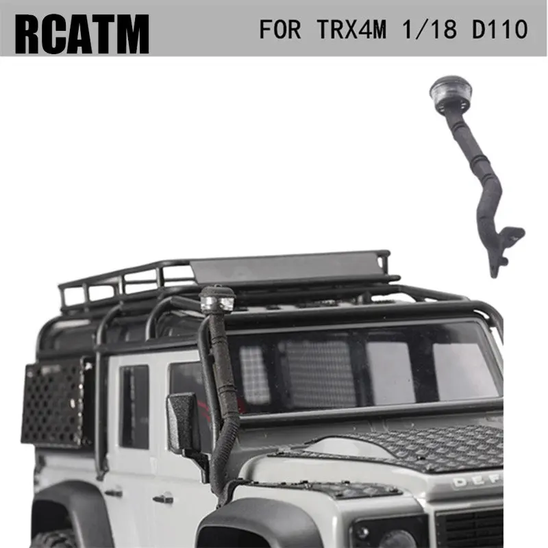 

TRX4-M Nylon Wading Throat High Air Inlet Dust Collection Sand Cover 1/18 RC Crawler Car Traxxas TRX4M Defender Upgrade Parts