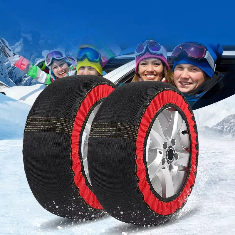 Car Wheel Chain for Winter Car Accessories Anti-skid Chains Wheel Emergency Tire Chain Easy Assembly Snow Socks Aid Tire Chains