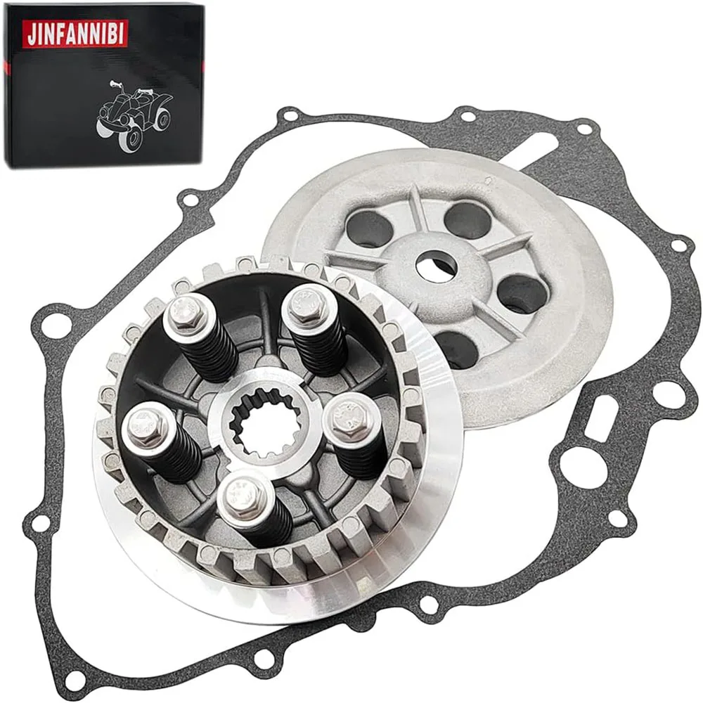 Clutch Pressure Plate Kit & Cover Gasket For Yamaha Raptor 660 YFM660R 2001 2002 2003 2004 2005 best selling good quality clutch disc cover bus chassis parts all kinds clutch and pressure plate prices