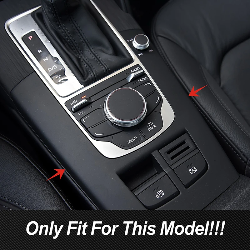 Panneau Couvre-console Carbone Pour Audi A3 S3 RS3 8Y 2020-2022 - Autocollant