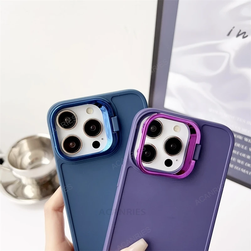 Invisible Holder Silicone Soft Case For Xiaomi Mi Poco X5 Pro 5G X3 Nfc X6 C65 M6 4G M3 F6 Stand Cover Poko X 5 3 M 6 5pro 3pro_voghion.com
