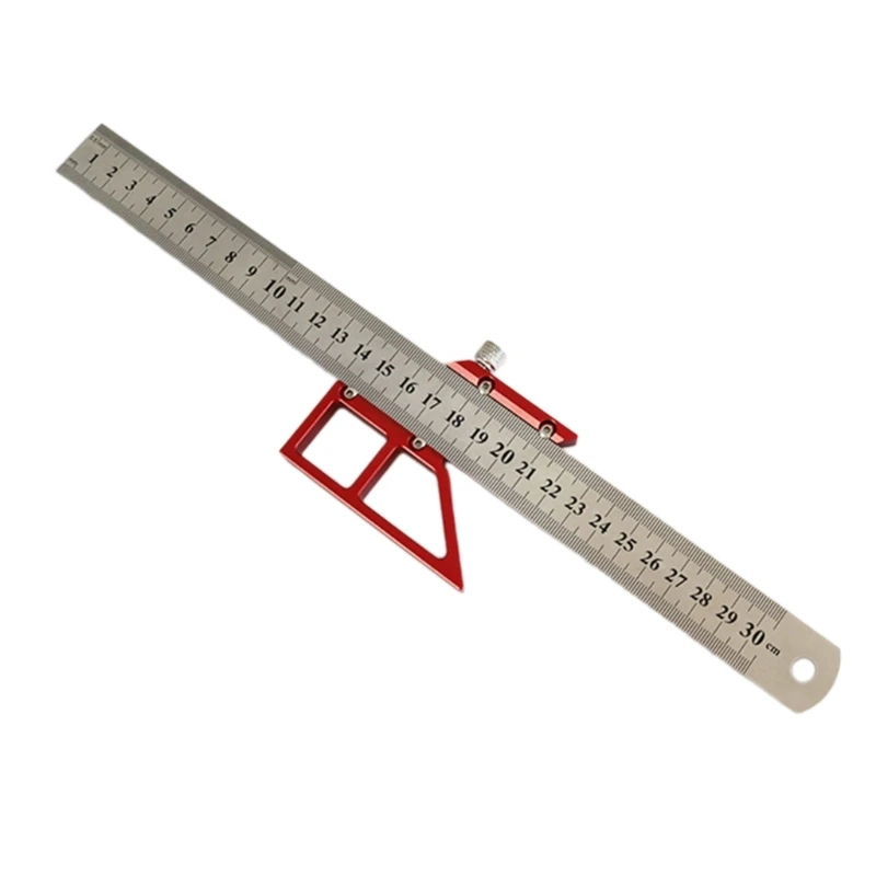

M6CF Practical Woodworking Center Finder Combo Carpenter Square for Accurate Layouts