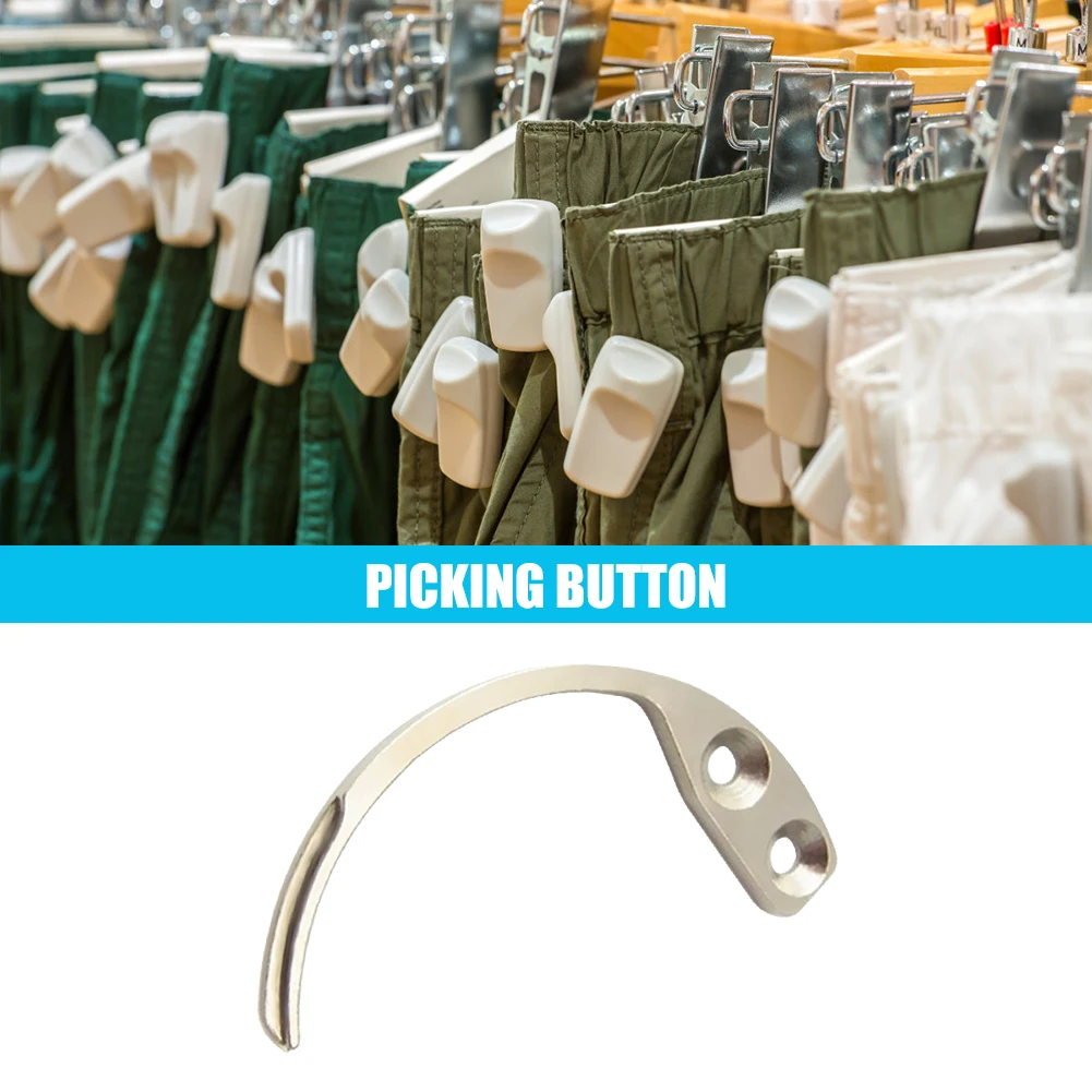 EAS System Anti theft Security Tag Opener Stainless Steel Cloth Label