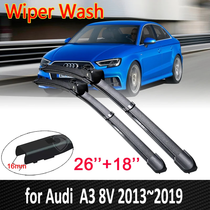 Car Wiper Blades For Audi A3 8v 2013 2014 2015 2016 2017 2018 2019 S3