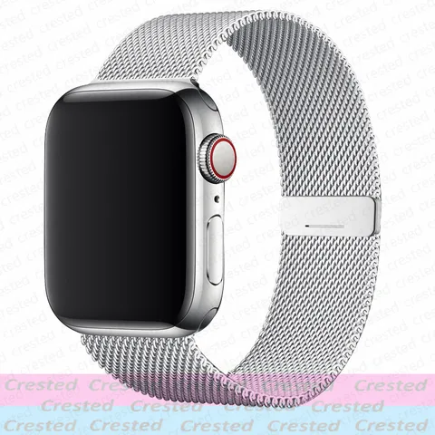 Strap For Apple watch band 44mm 40mm 42mm 38mm stainless steel bracelet magnetic loop iWatch Series 7 3 4 5 6 se 41mm 45mm