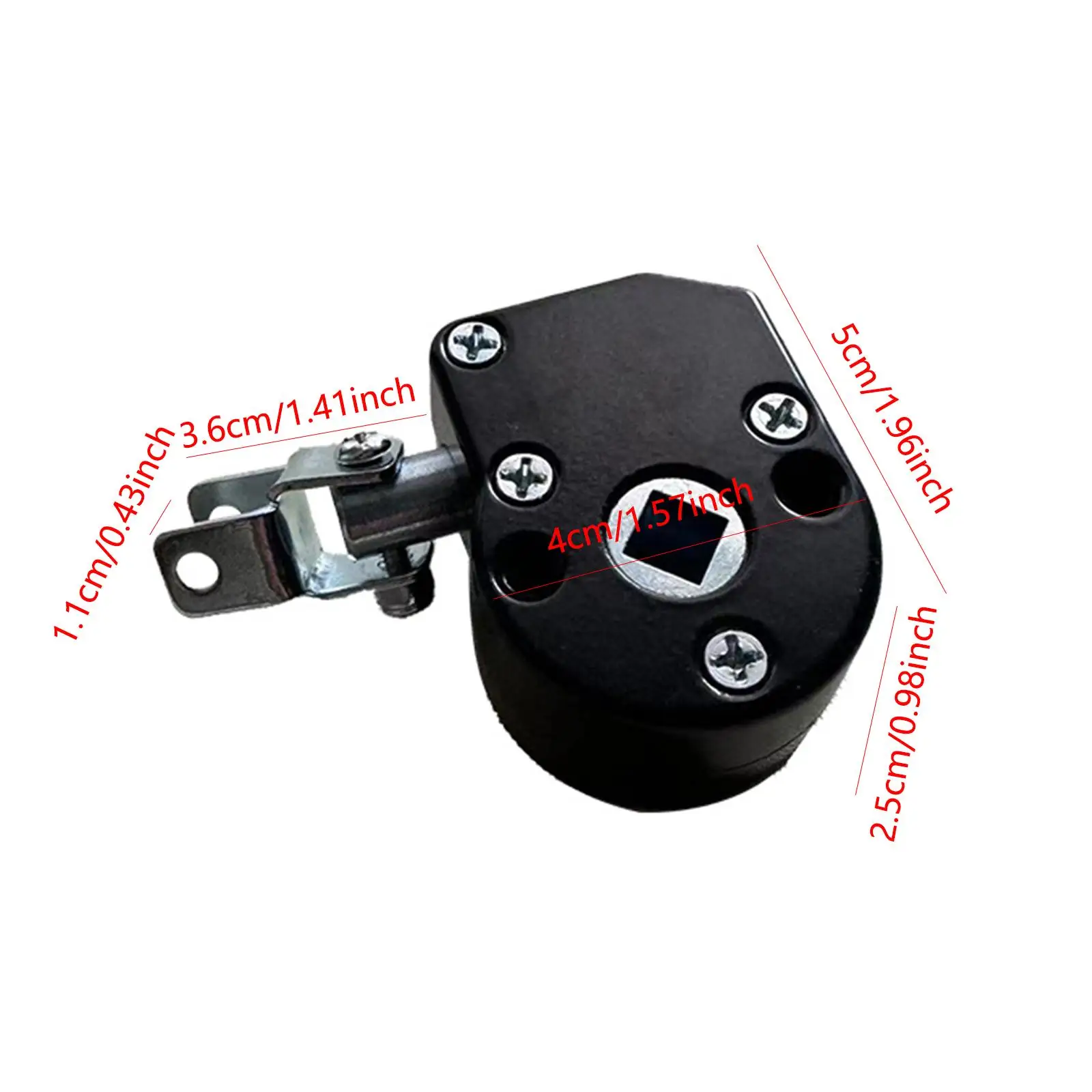 Awning Manual Worm Gear Universal Accessories Black Convenient Installation Lightweight 360 Degree Rotation Sturdy Replacement