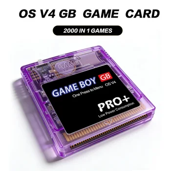 Scheda di gioco GBC Gameboy OS V4 2000 in 1 con scheda TF da 4GB per console di gioco GB GBC GBA SP GBM GBP