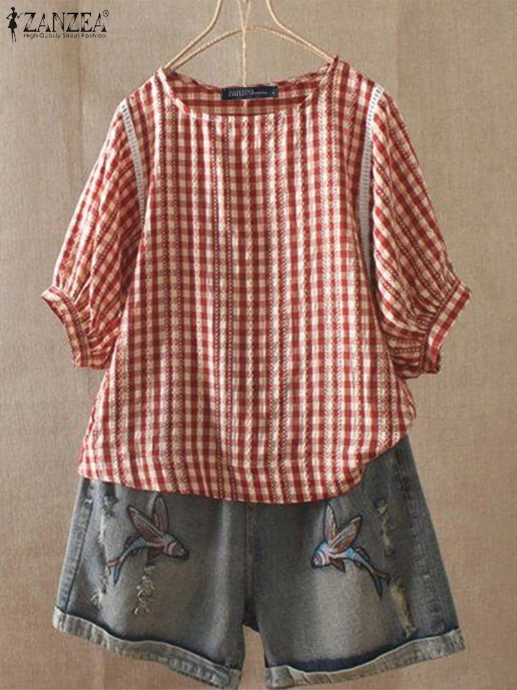 Blusa De Verano 2024 Para Mujer, De Manga Corta, Cuello Redondo, Informal, Plisada, Holgada, Talla Grande, Negro