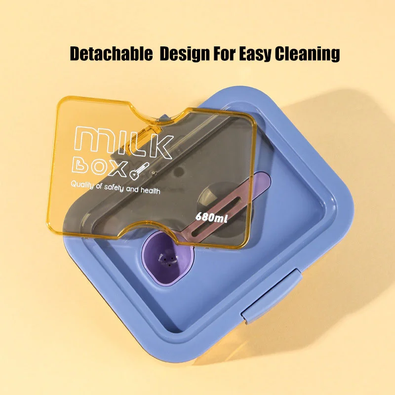 Newborn Baby Milk Powder Container With Spoon Portable Mmoisture-proof Baby Milk Dispenser Food Storage Box Accessories