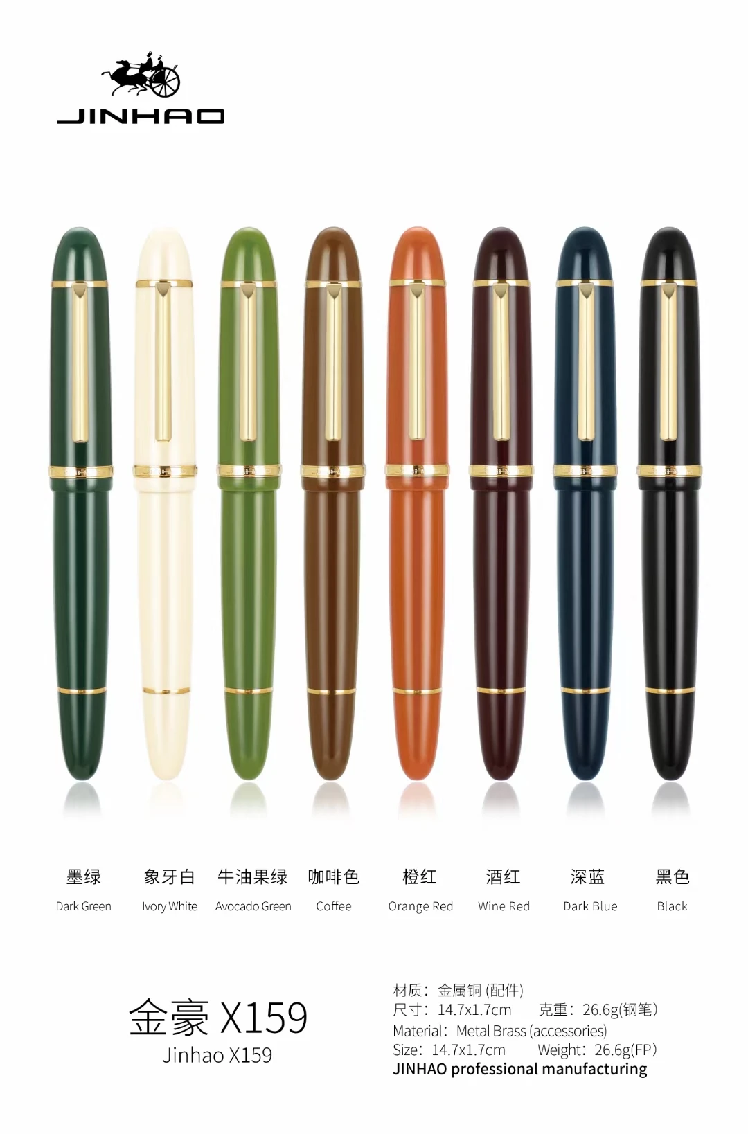2022 ũ   ũ ׸  ݼ Ŭ, Ȯ ̼  F 0.5mm, JinHao X159, ǰ