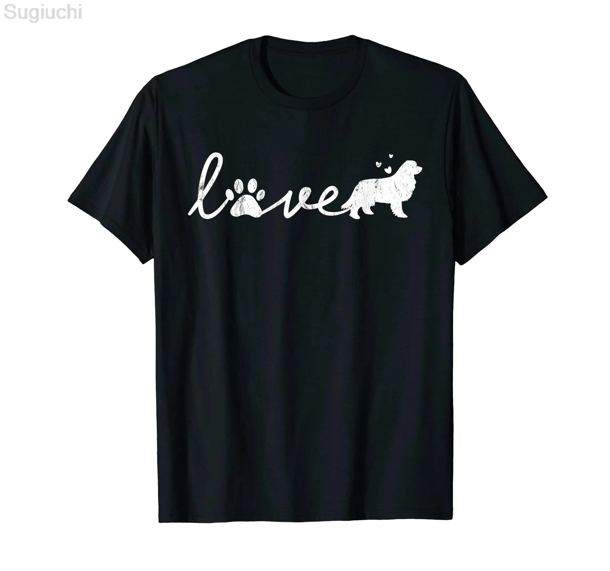 100% bumbac amuzant Newfoundland câine Newfie proprietar retro vintage tricou tricou grafic Haruku la modă tricou_voghion.com