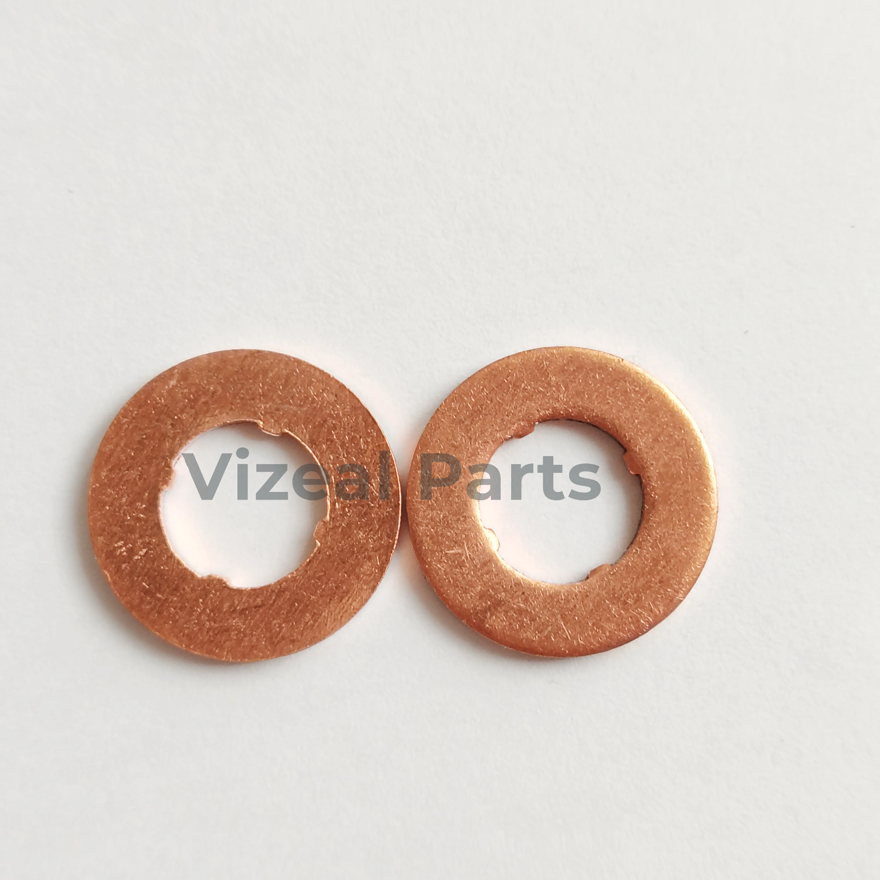 20PCS/50PCS/100PCS Fuel Injector Seal Ring Shims F00VP01004 33818-3A000 059130519 Gasket Copper Washer For Audi VW Skoda HYUNDAI