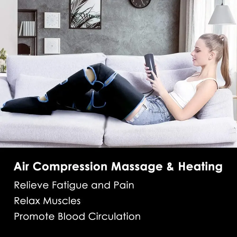 360&deg; Foot Air Pressure Leg Massager Promotes Blood Circulation Body Massager Muscle Relaxation Lymphatic Drainage Device foot massager