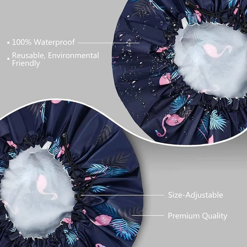 Waterproof Shower Cap Shower Cap for Women Girls