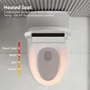 Smart Toilet with 1.28GPF Auto Flush Heated Seat，Toilet with Foot Kick Operation Night Light，One Piece Tankless Toilet 3